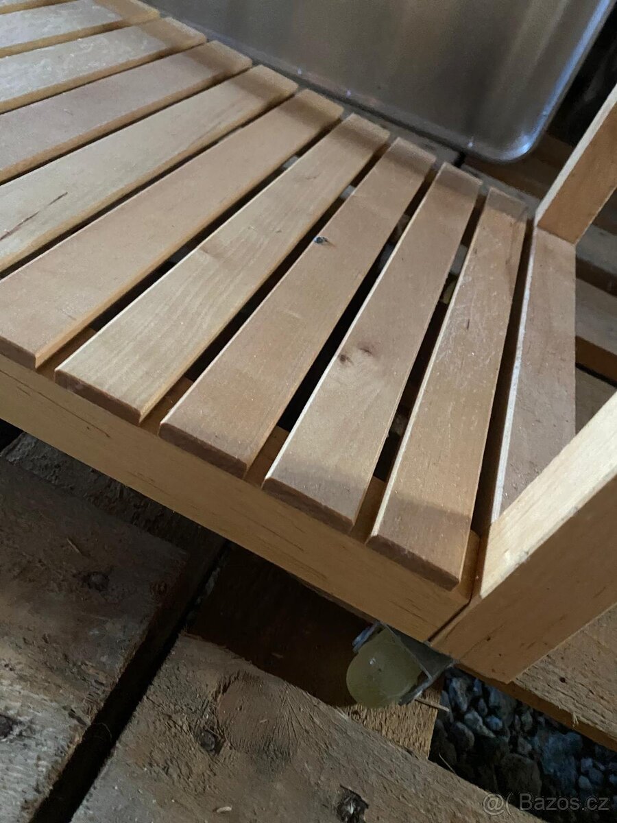 Dřevěný regály 2ks - 3