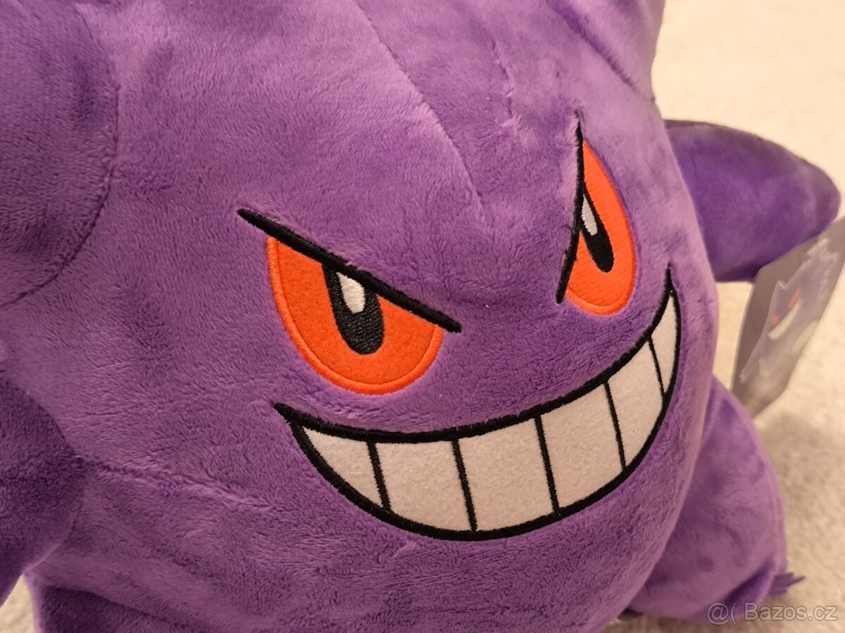 Pokemon plyšový Gengar vel 30cm kvalitní nový s visačkou - 3