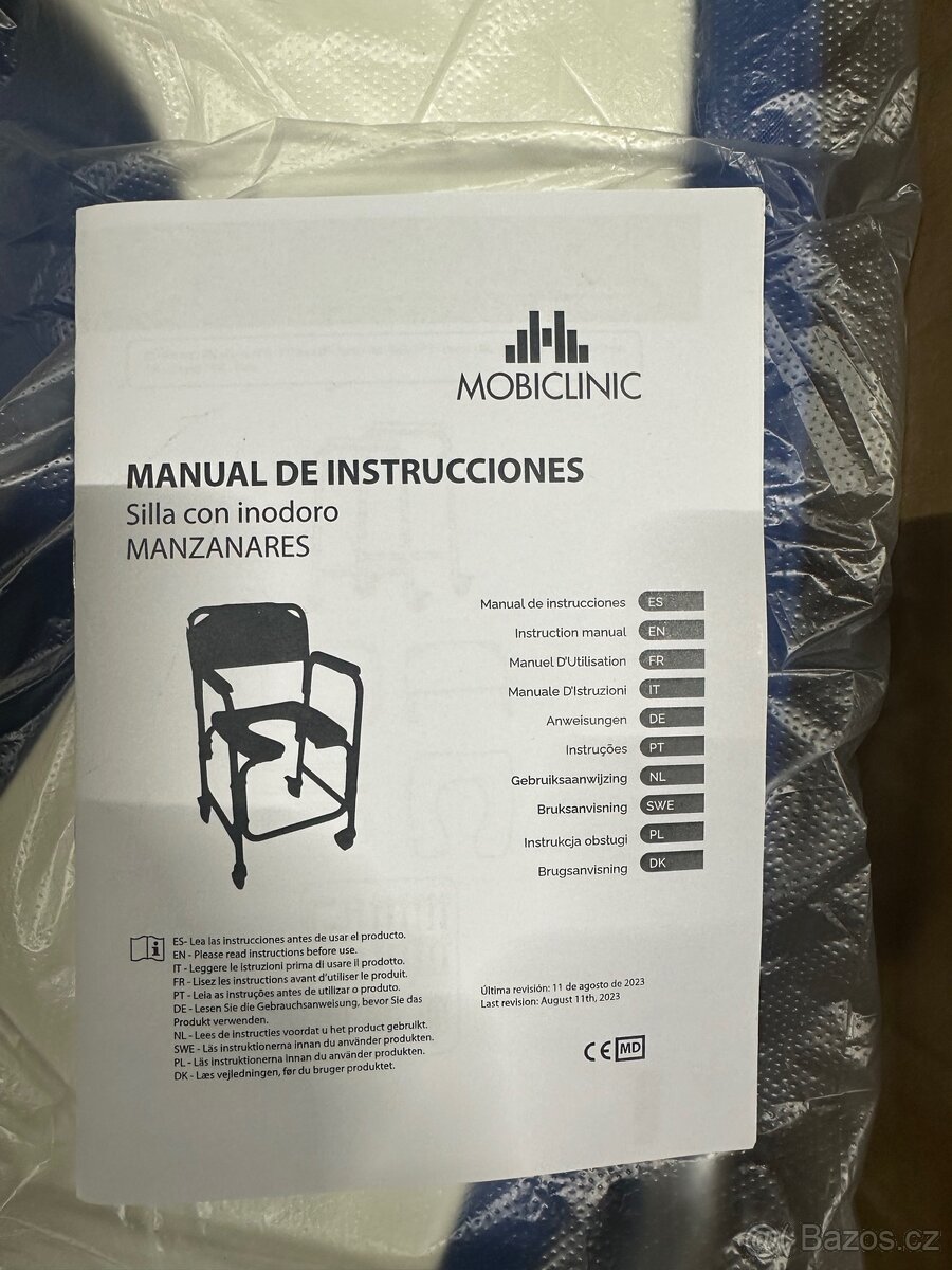 Prodám toaletní křeslo Mobiclinic MANZANARES – nové - 3