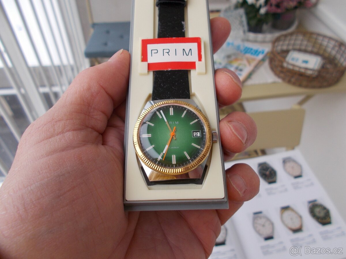 luxusni nenošene hodinky prim ala rolex rok 1981 funkcni - 3