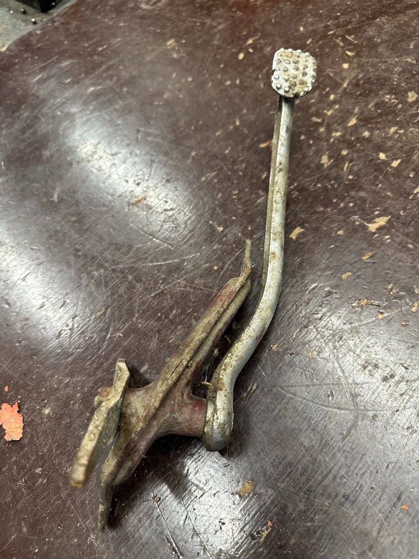 Predám orig. brzdová páka s držiakom JAWA 250/353 kývačka - 3