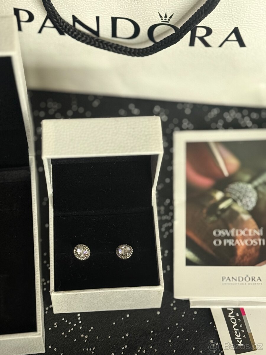 Pandora náhrdelník a náušnice set - 3