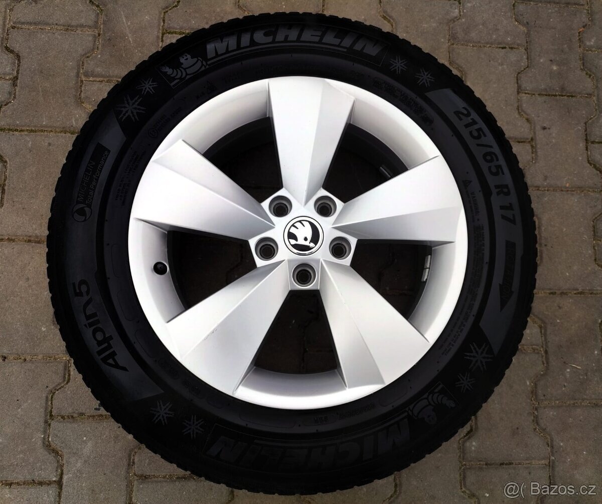 Alu kola originál Škoda Kodiaq 5x112 R17 Nanuq - 3