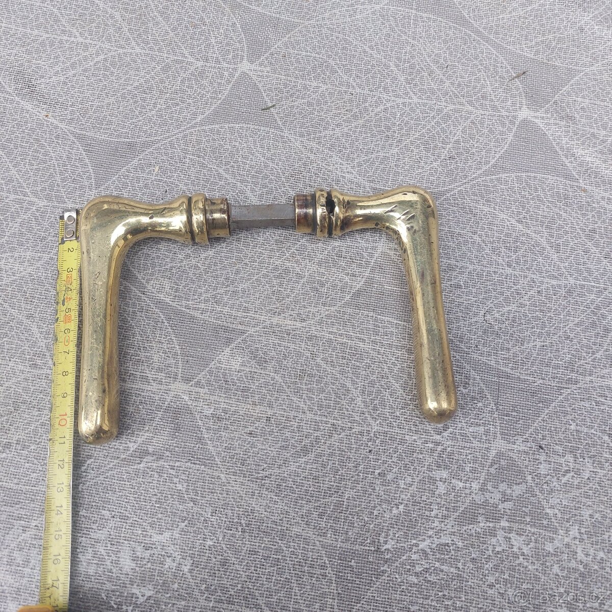 Staré velké mosazné kliky. - 3