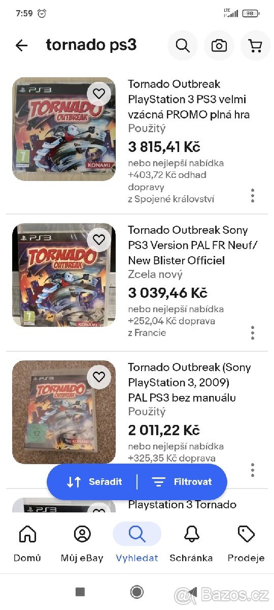 Tornádo ps3 Raritní hra - Nová zabalené - 3