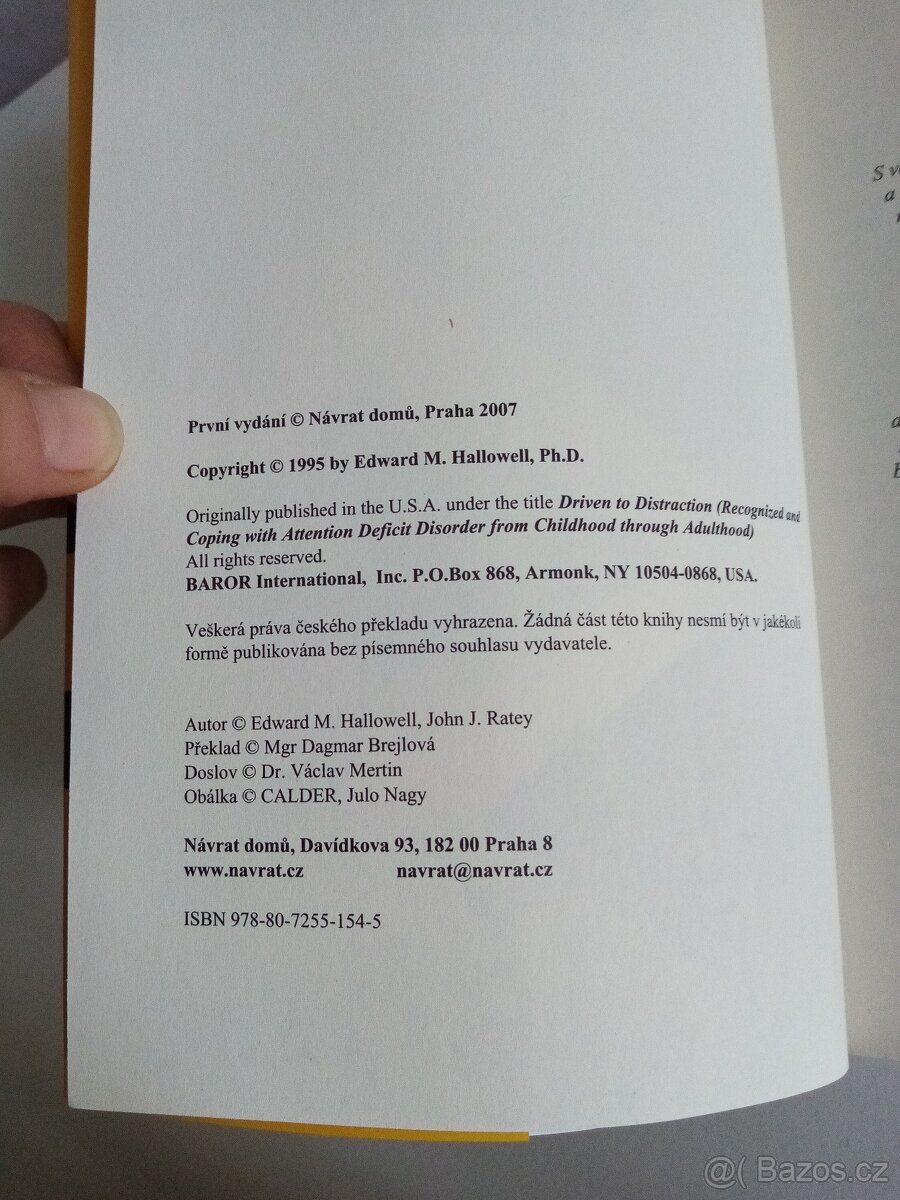 Poruchy pozornosti v dětství a dospělosti - 3