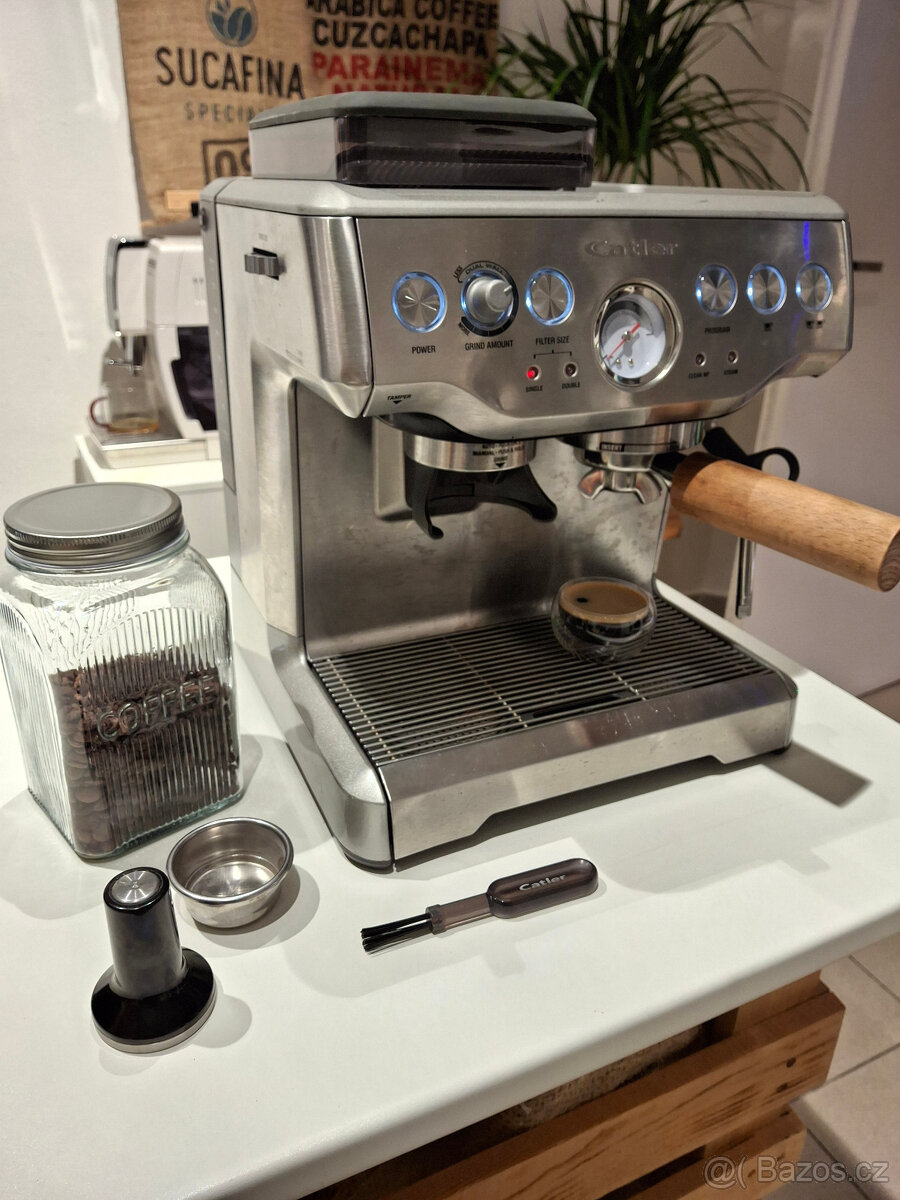 Pákový kávovar Catler s mlýnkem - 3