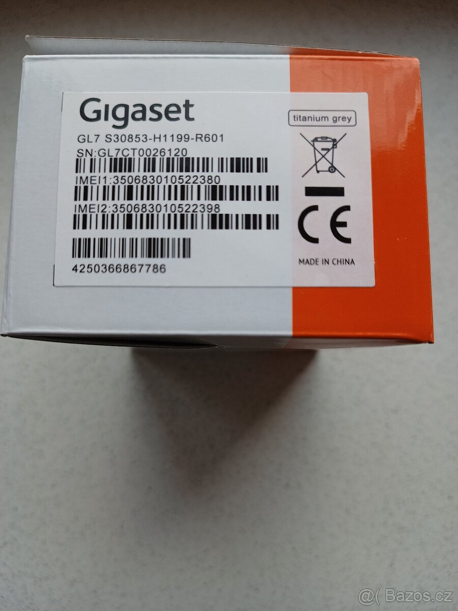 Gigaset GL 7 Titanium Grey - v záruční době - 3
