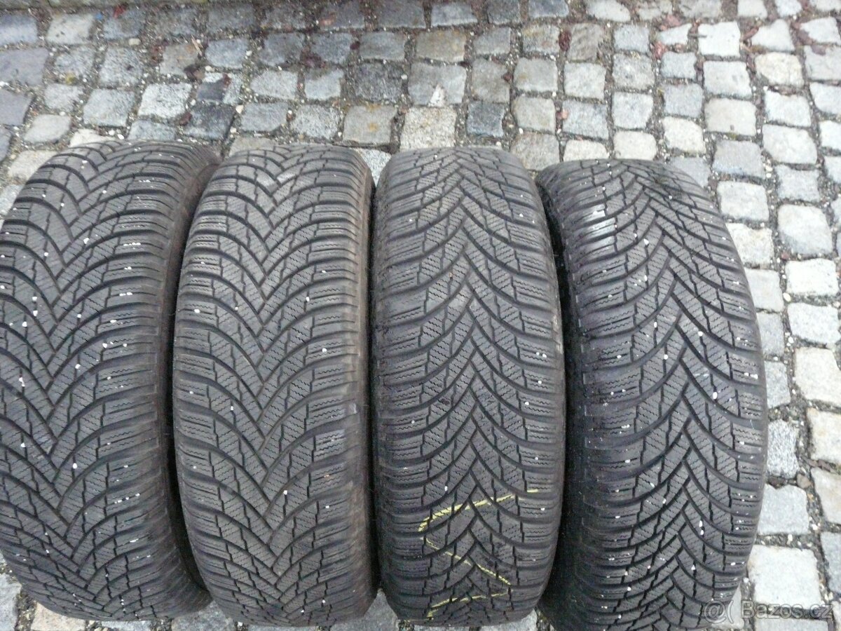 ZIMNÍ PNEU + DISKY ŠKODA 15"VW ,SEAT 195/65R15R - 3