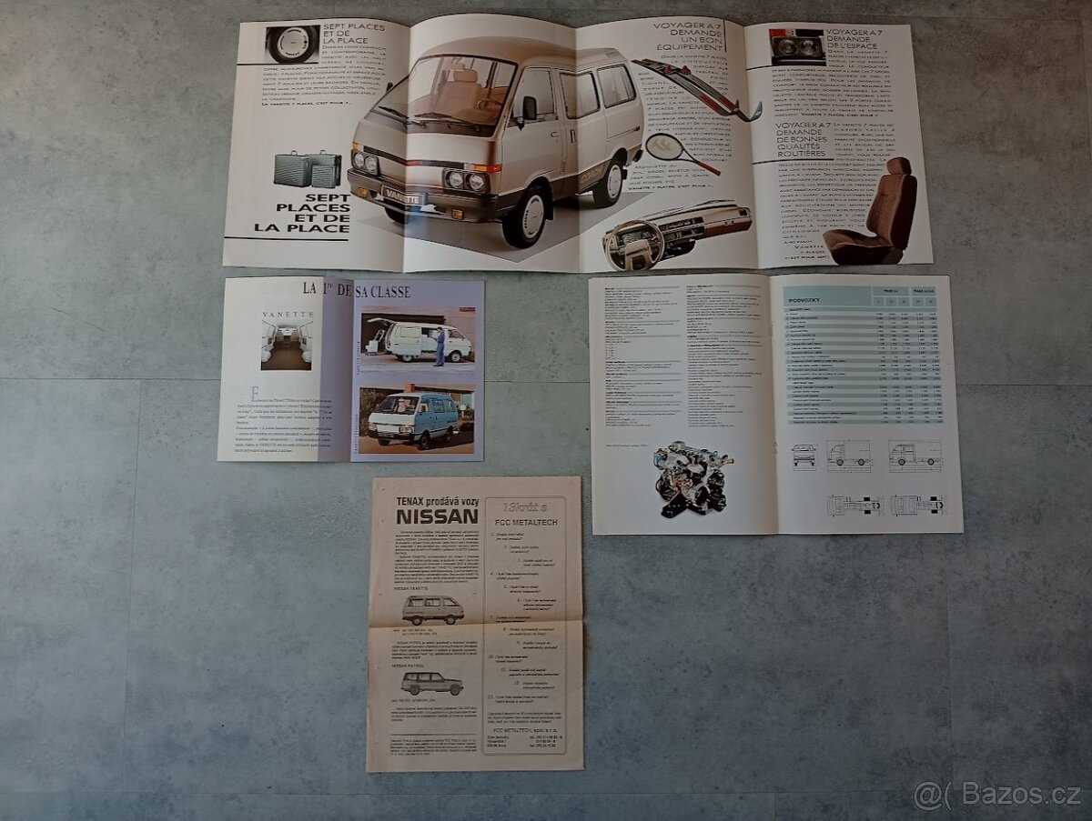 Nissan Vanette - prospekty - doprava v ceně - 3