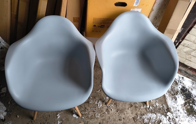 Designové plastové židle 2ks - 3