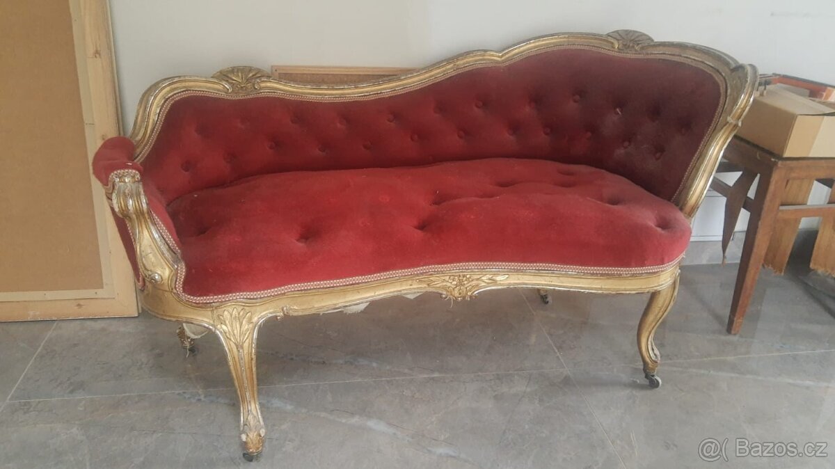 Židle a pohovka ve stylu Rokoko - 3