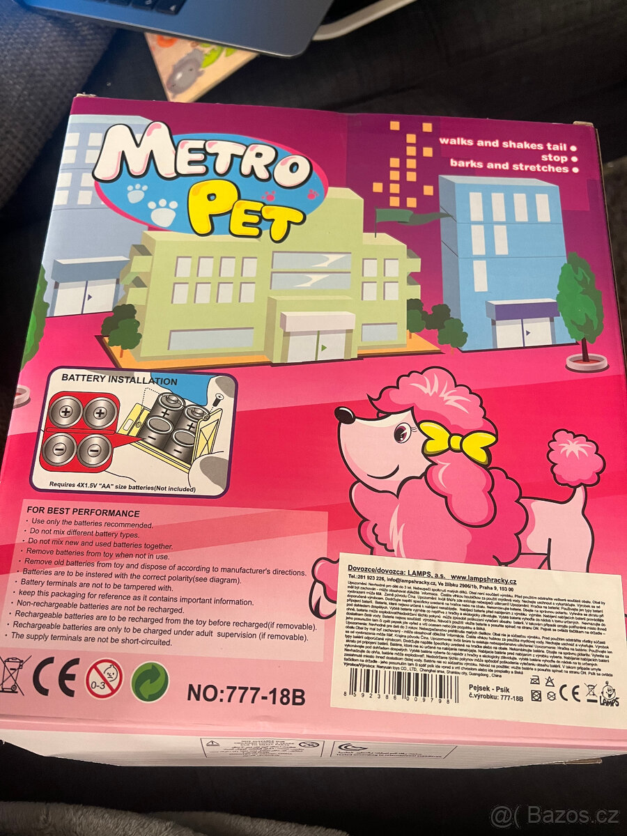 Nová nerozbalená hračka- chodící pejsek - 3