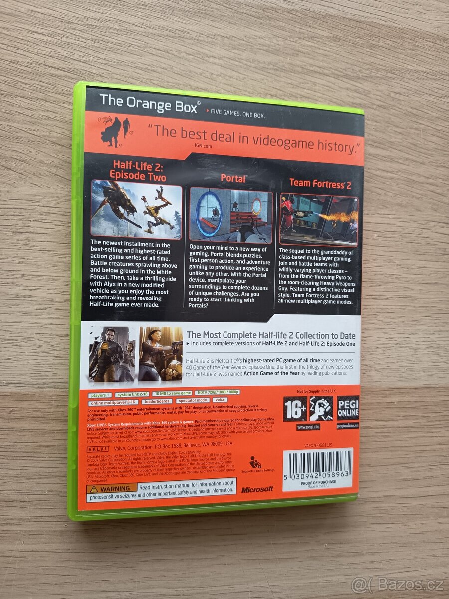 The Orange Box na Xbox 360 - 3