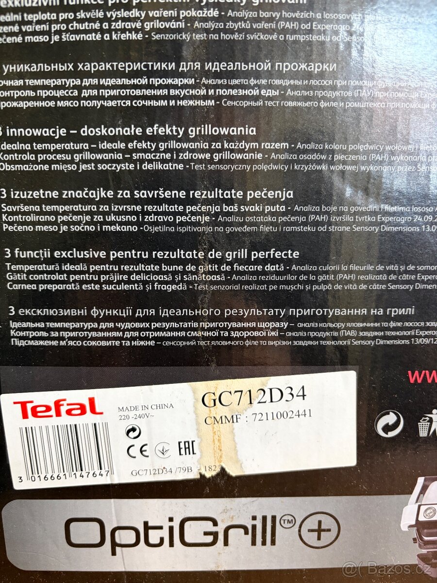 Tefal Optigrill+ GC712D34 - 3