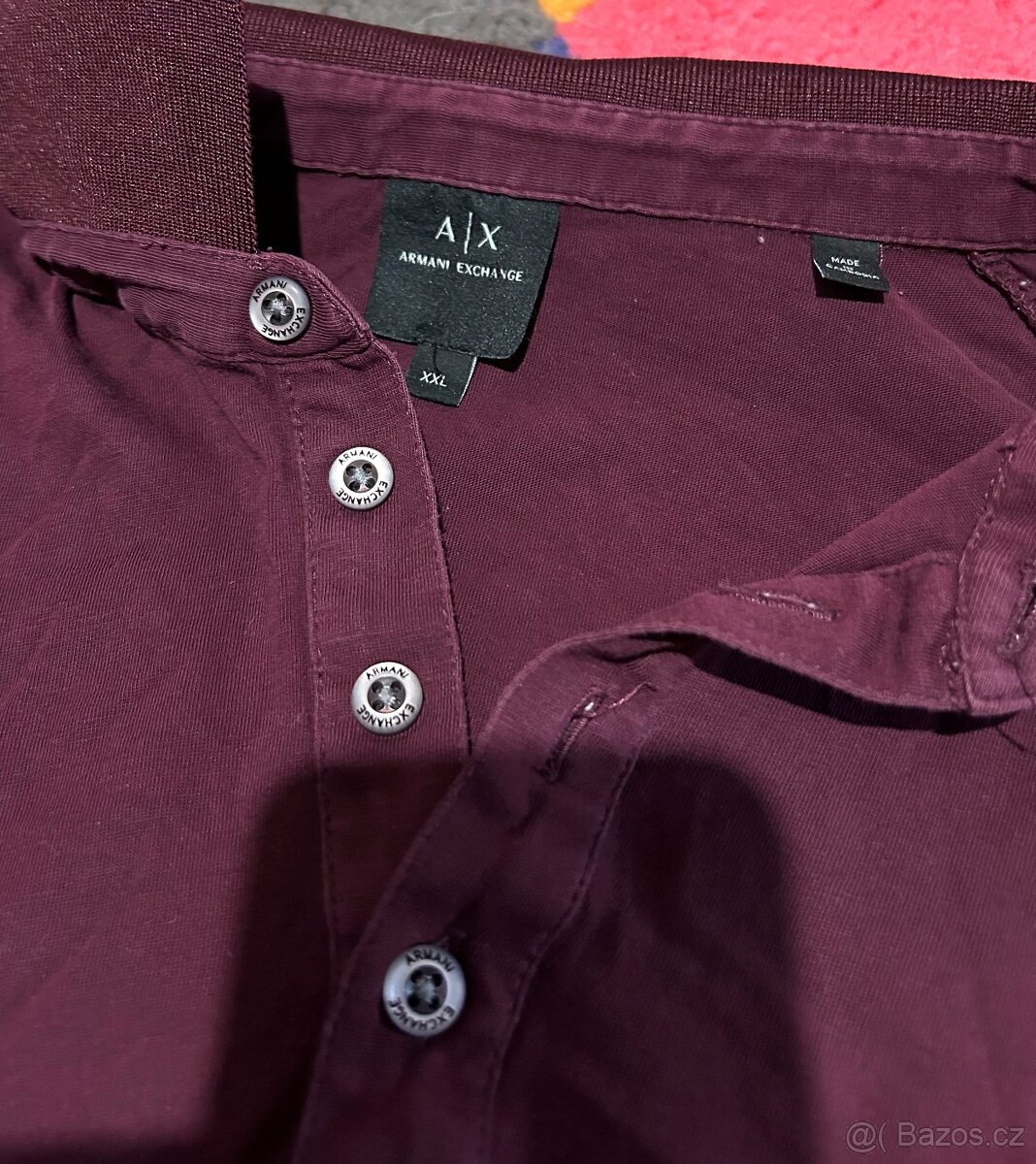 ARMANI PÁNSKÉ POLO TRIKO XXL - 3