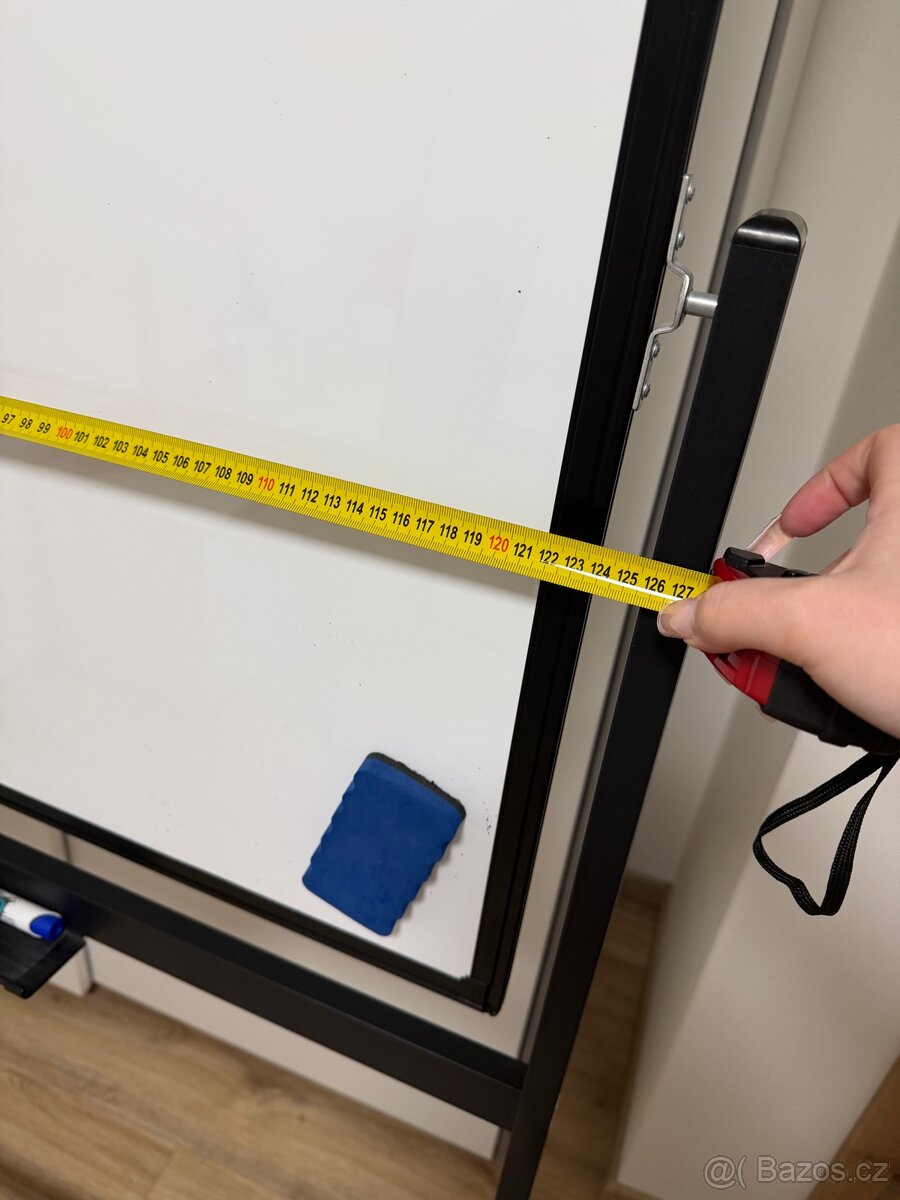 Bílá popisovací magnetická překlápěcí tabule - 3
