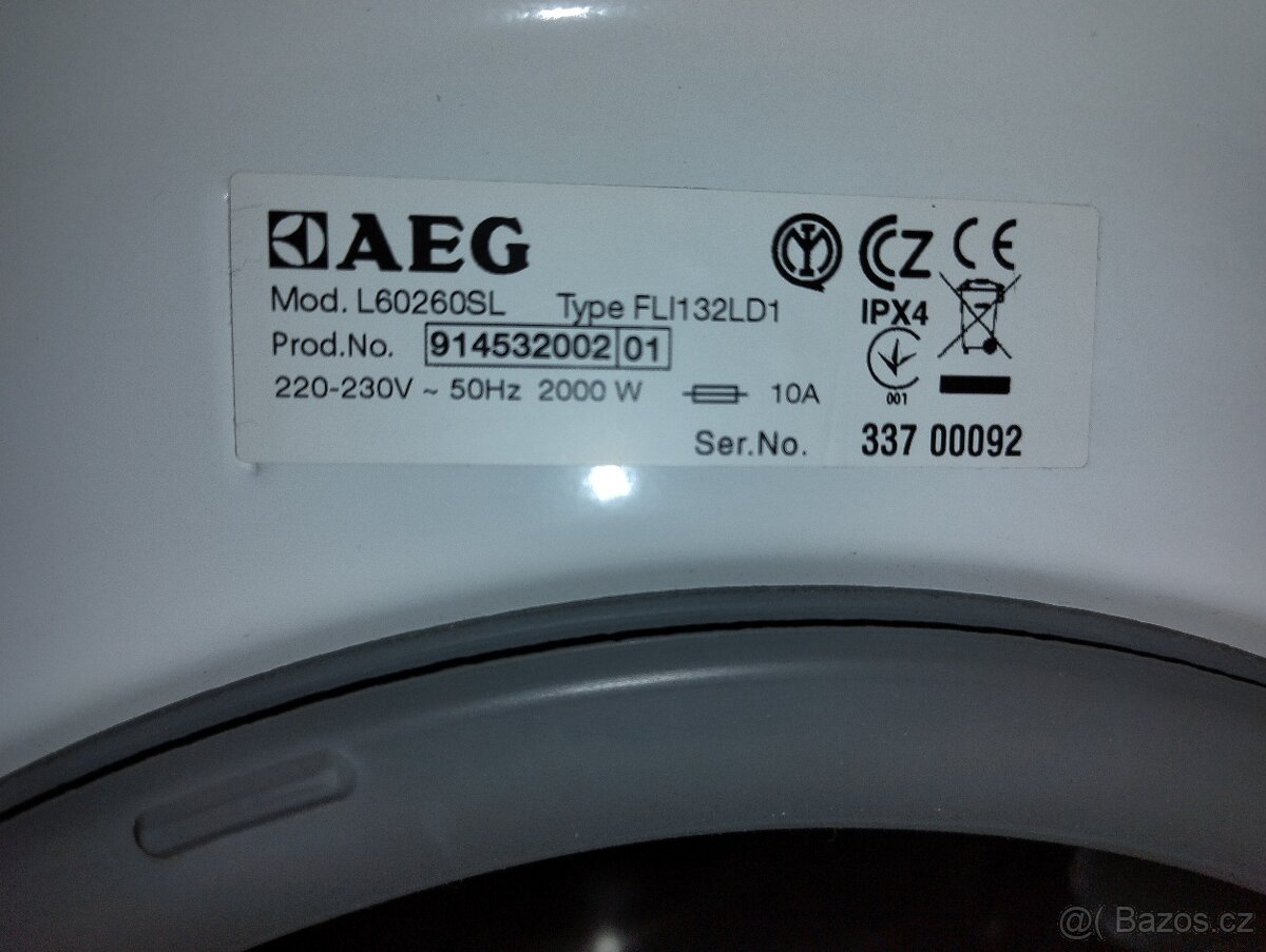 Pračka AEG L60260 SL - 3