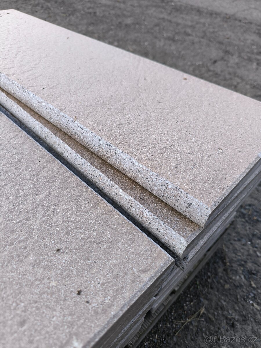 Bazénový lem, dlažba na schody 80x25x3cm - 3