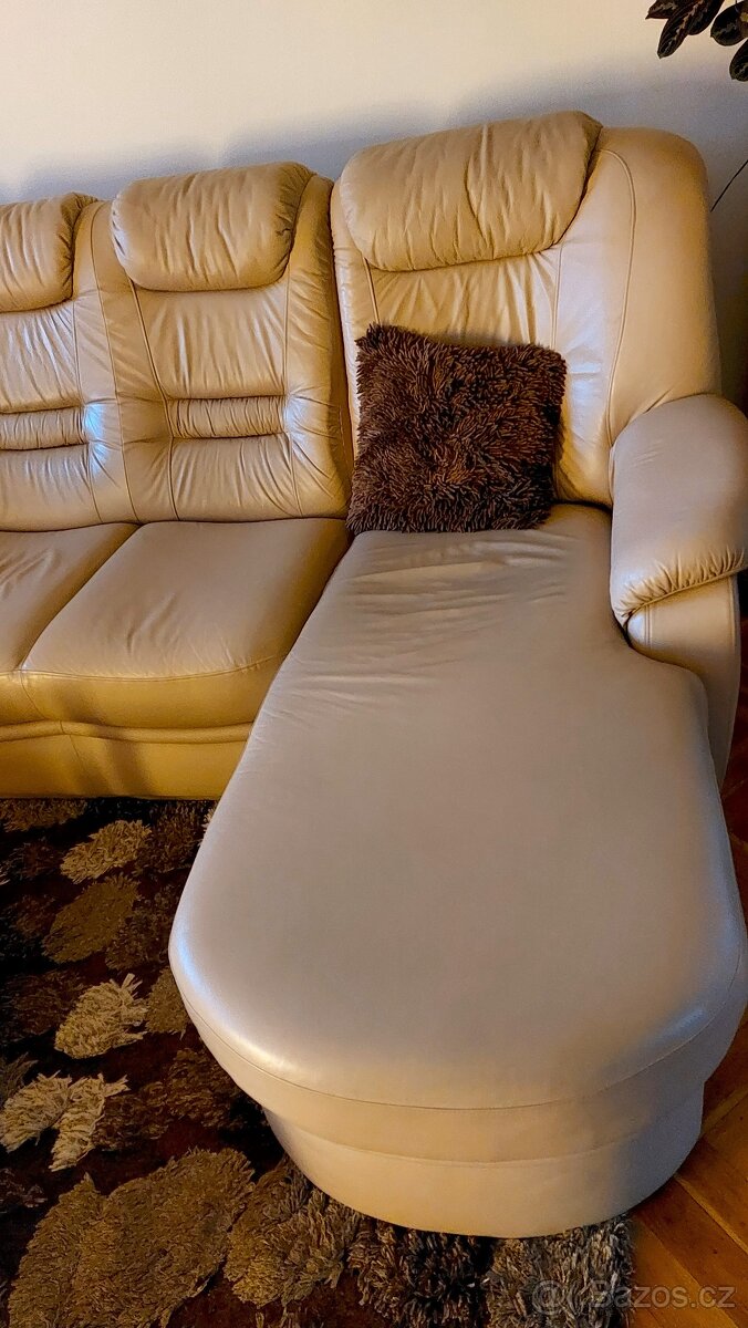 Kožená sedací souprava do U - 3