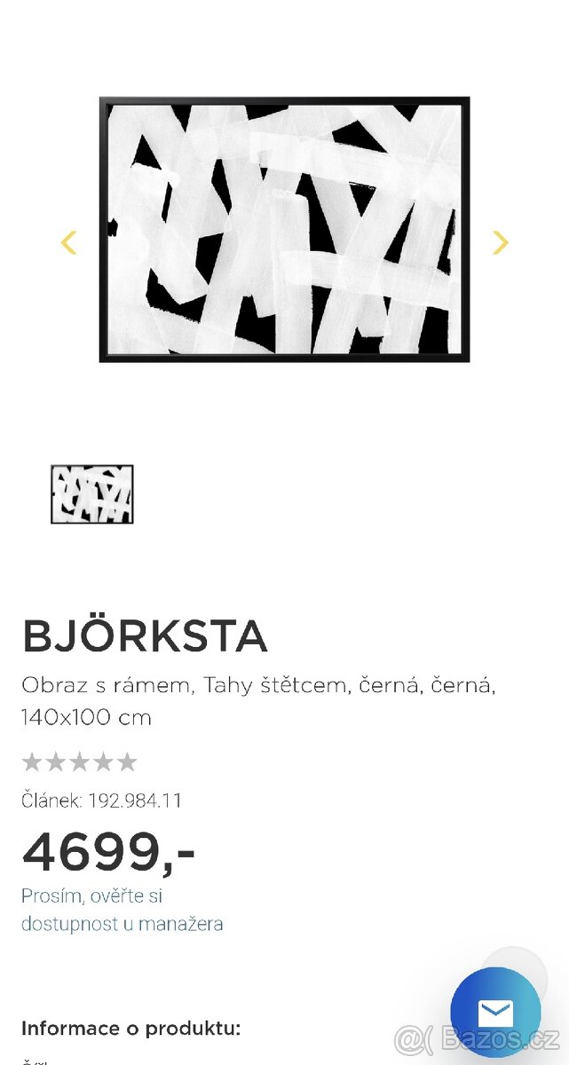 Obraz IKEA BJÖRKSTA 140x100 cm - 3