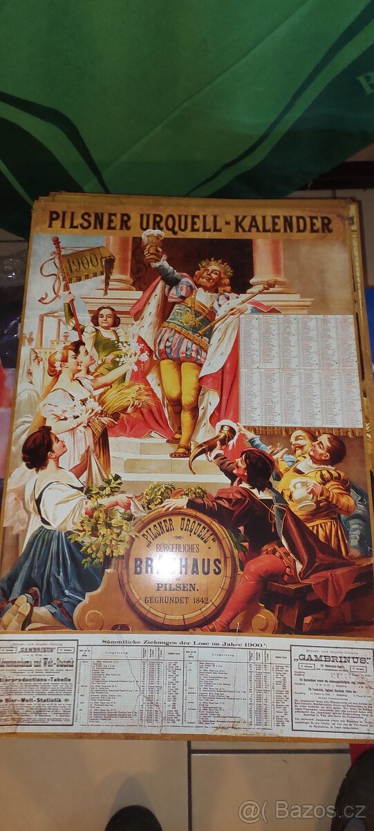 Cedule Plzeňský Prazdroj kalendář - 3