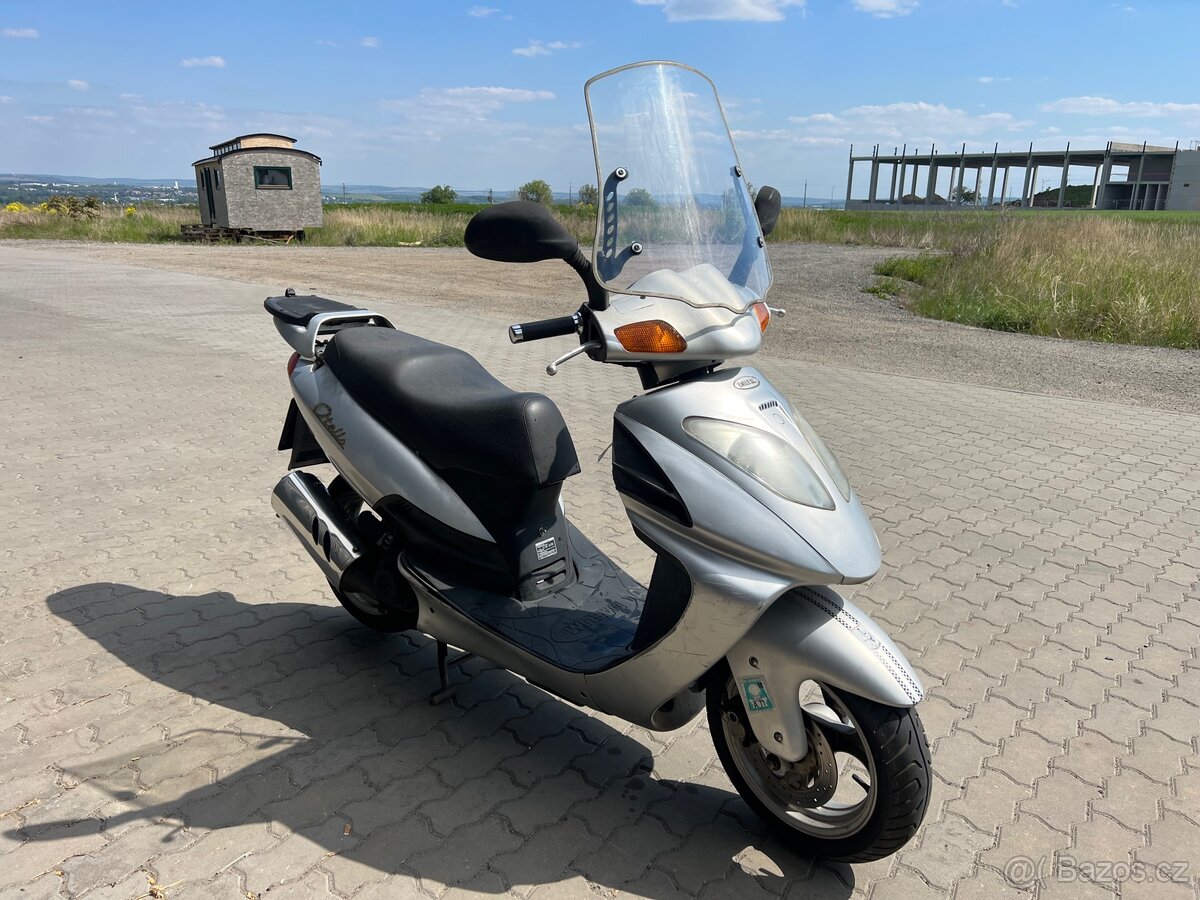 Daelim Otello 125, pravidelný servis, nová STK, velké plexi - 3