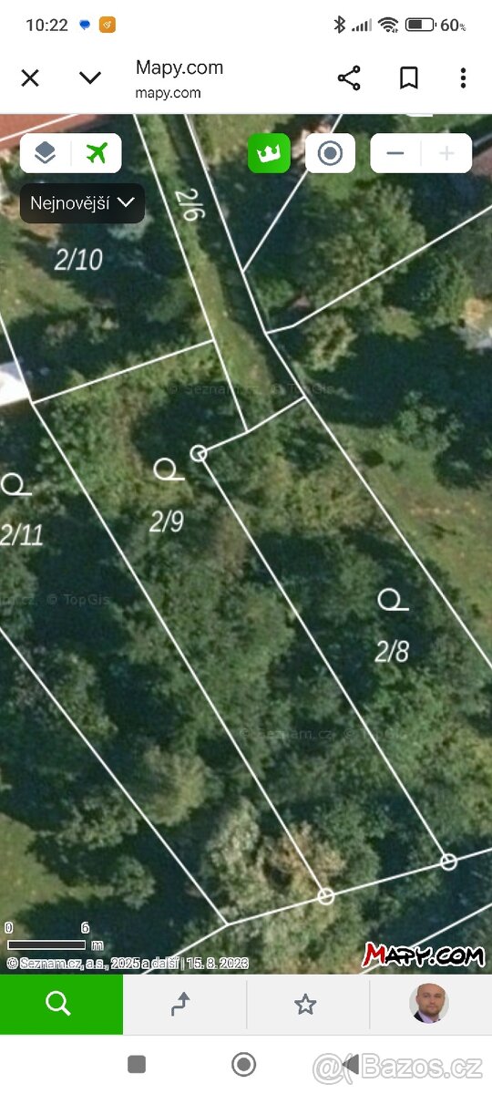 Prodám zahradu Palupín 458 m2 - 3