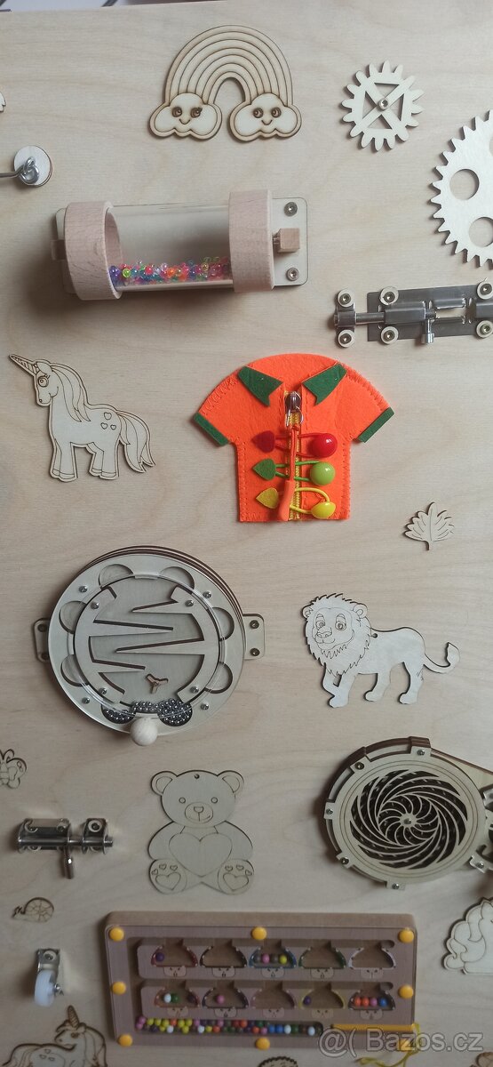 Montessori activity board – motorická tabule - 3