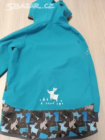 Nová dětská softshellová bunda UNUO , vel. 104/110 - 3