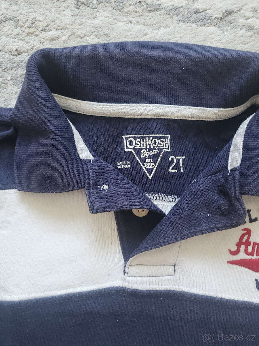 Tričko s límečkem Oshkosh vel. 7 - 3