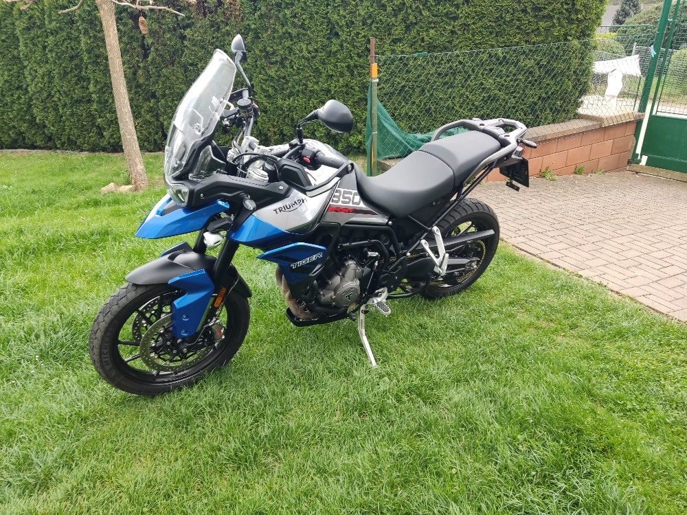 Triumph Tiger 850 Sport (2021) doplňky, QS, serviska, po ser