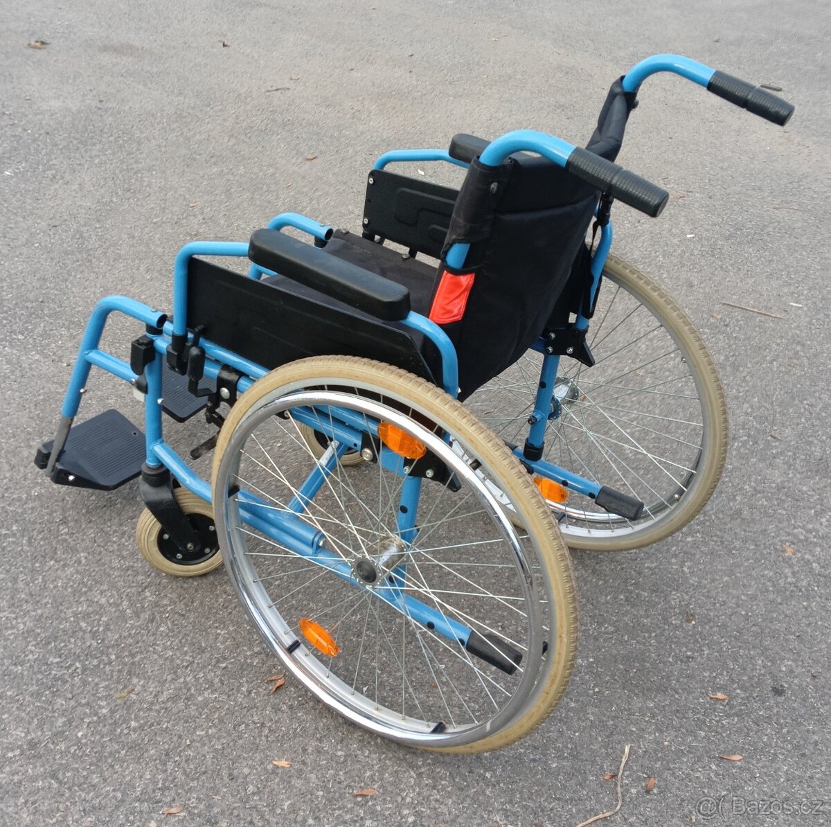 Invalidní vozík Wibu Dietz šířka sedu 47cm Modra - 3