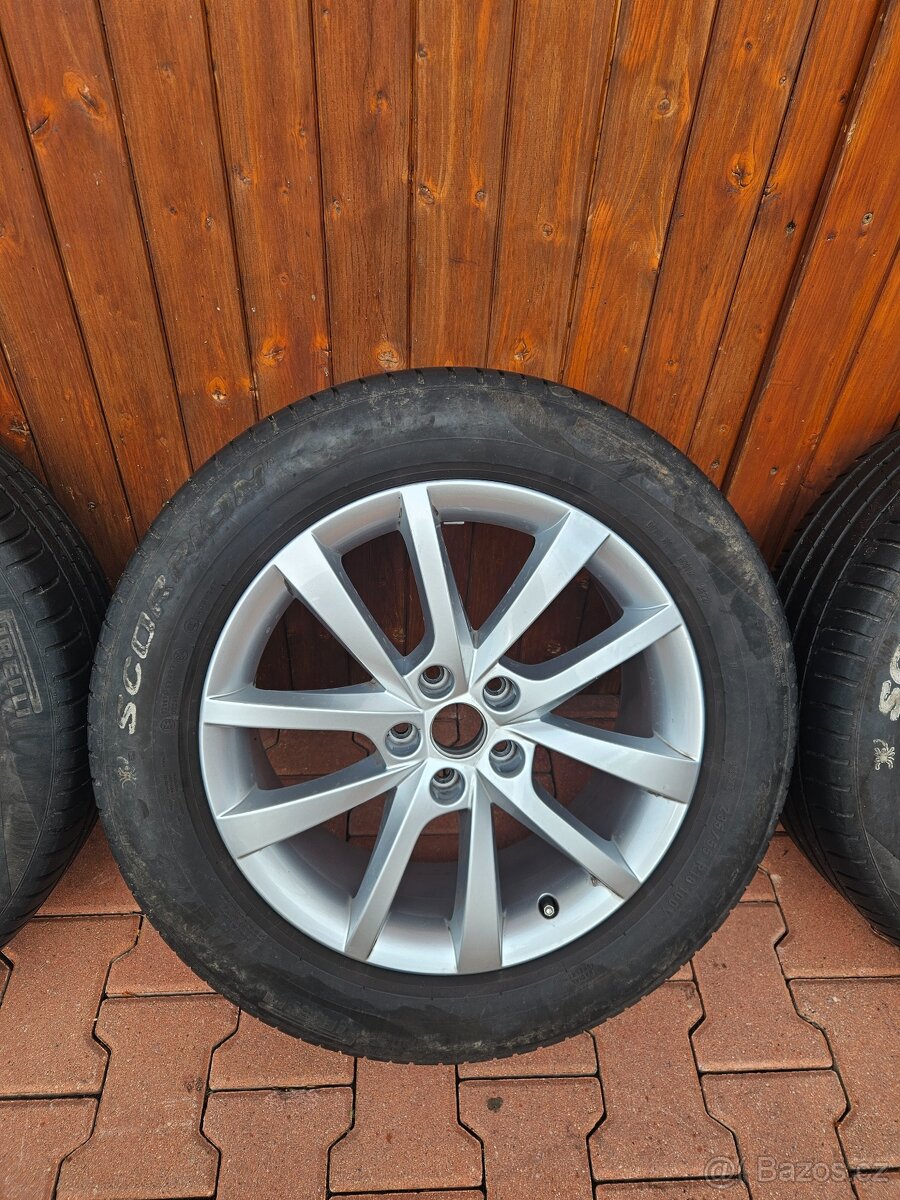 Alu kola originál letní Kodiaq Elbrus R18", 235/55/18 - 3