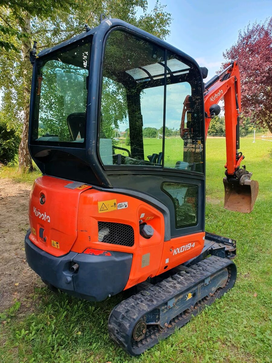 Minibagr Kubota Kx019 / r.v. 2019 / 1,9t / roztah. podvozek - 3