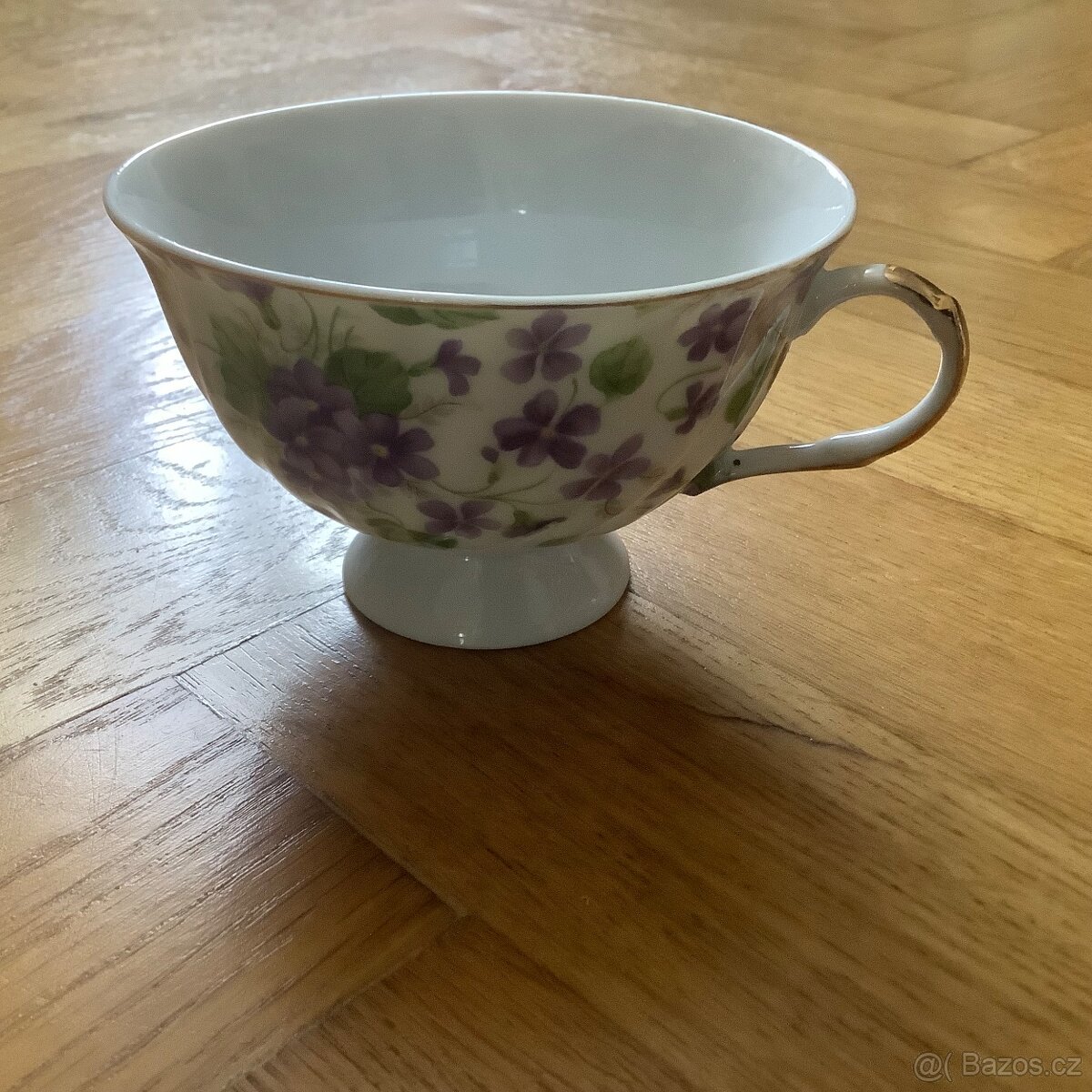 Porcelánová sada JT limited edition fialky – dárkový box - 3