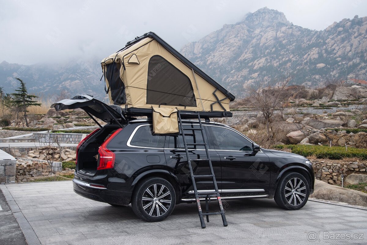 Střešní stan celohliníkový PROOFF Trivor Plus - prodloužený - 3