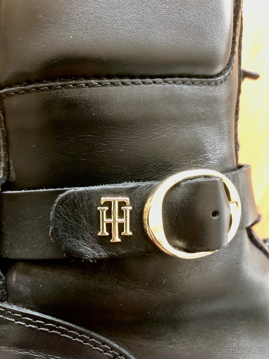Kozene kotnikove boty Tommy Hilfiger - 3