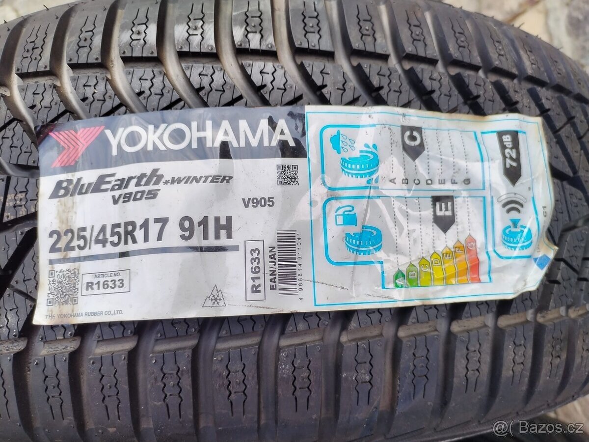 225/45/17 zimní pneu YOKOHAMA 225/45 R17 - 3