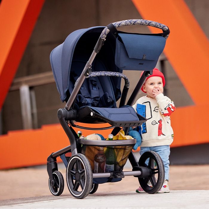 JOOLZ | HUB+ podvozek a sedátko | Jungle blue + organizér - 3
