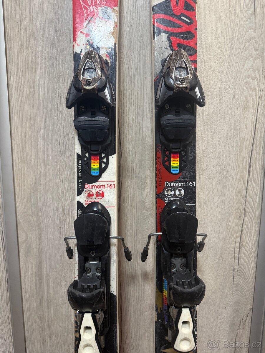 Salomon freestyle lyže 158 cm - 3