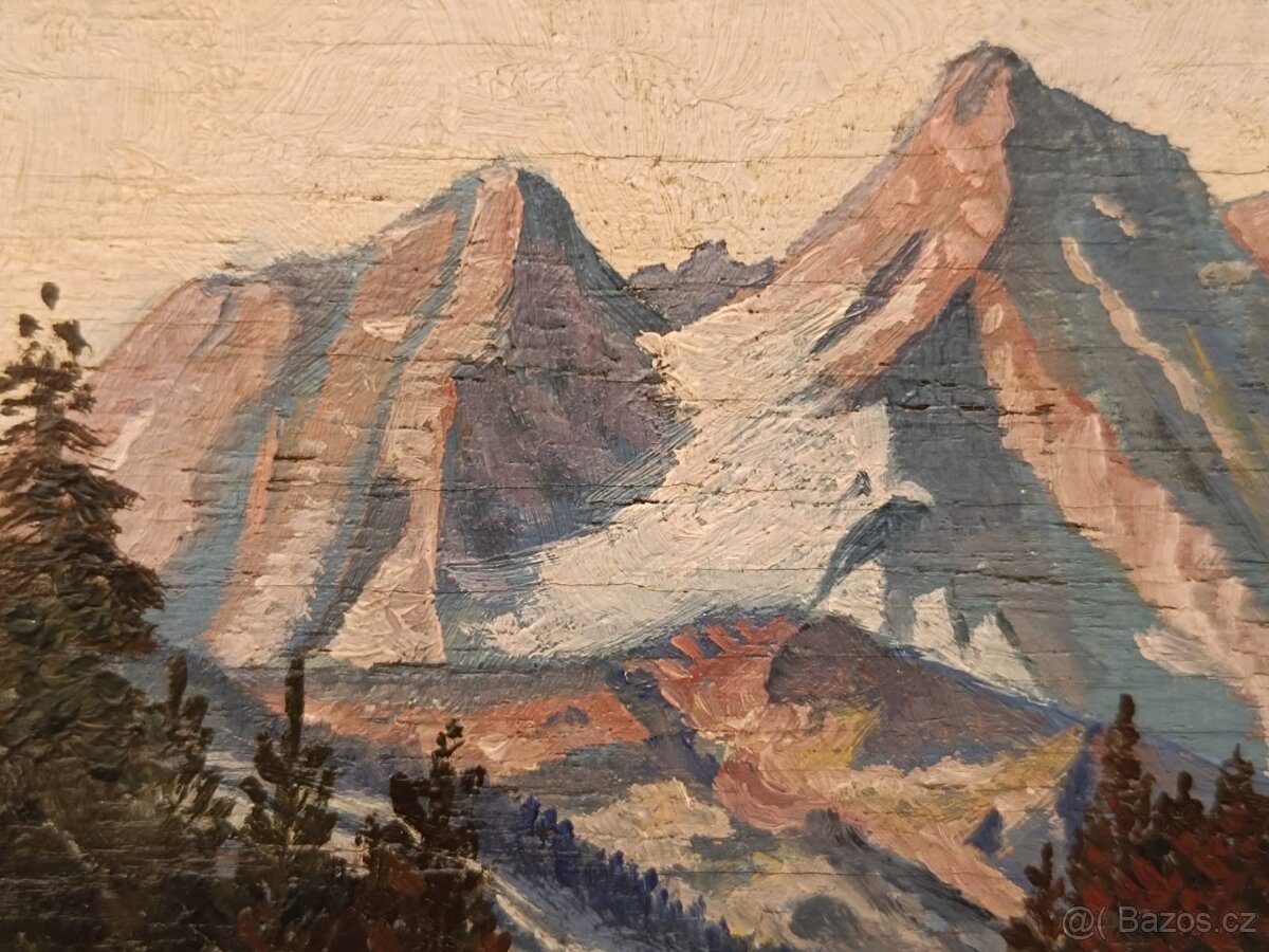 Obraz Vysoké Tatry, olej 17x24 - 3