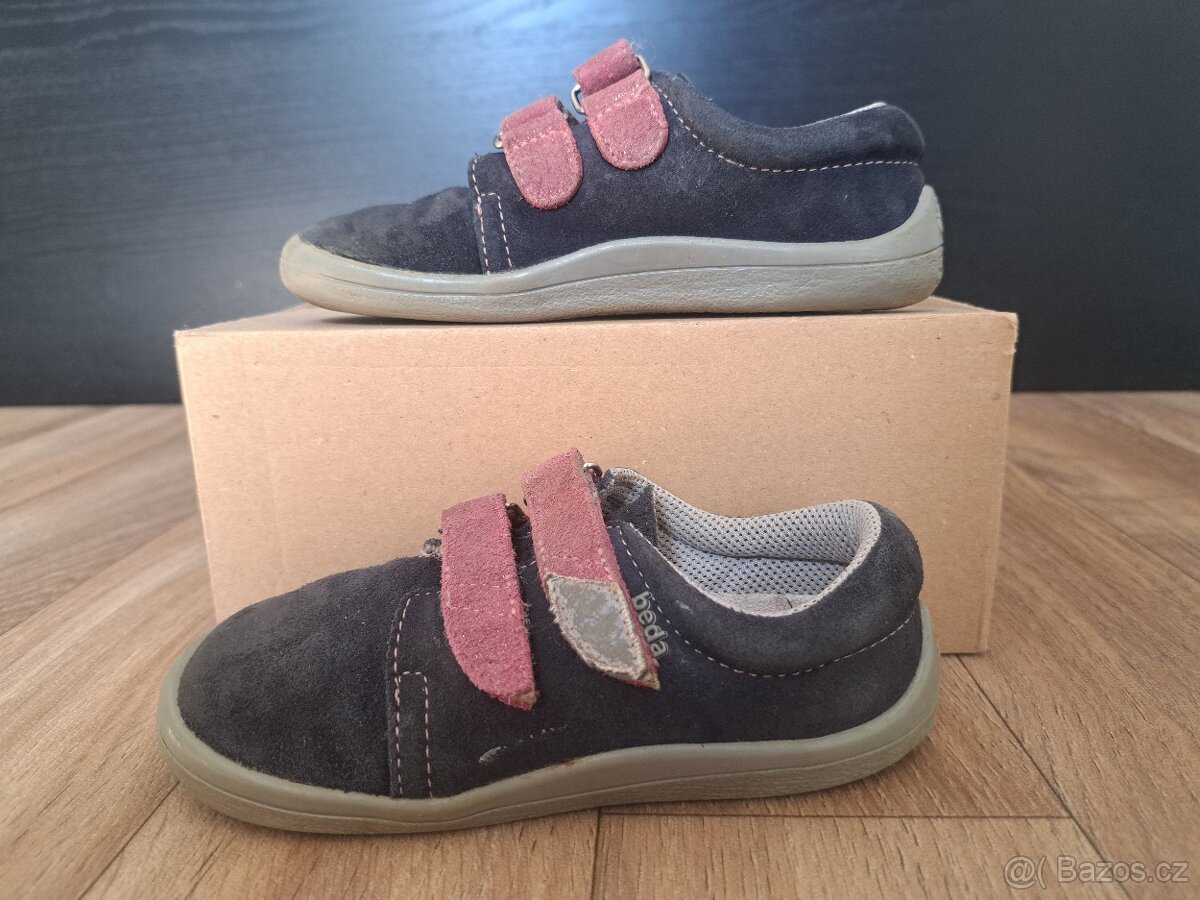 Dětské barefoot kožené tenisky BEDA vel. 28 - 3
