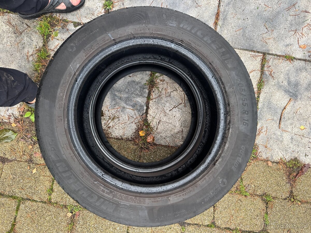 Dvě letní pneu 205/55/16 Michelin.. - 3