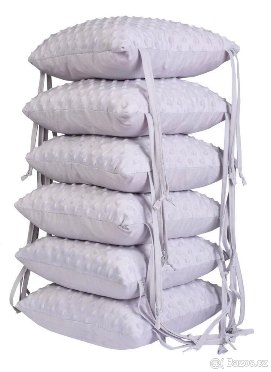 Polštářkové mantinely 6ks (modrá nebo šedá) - 3