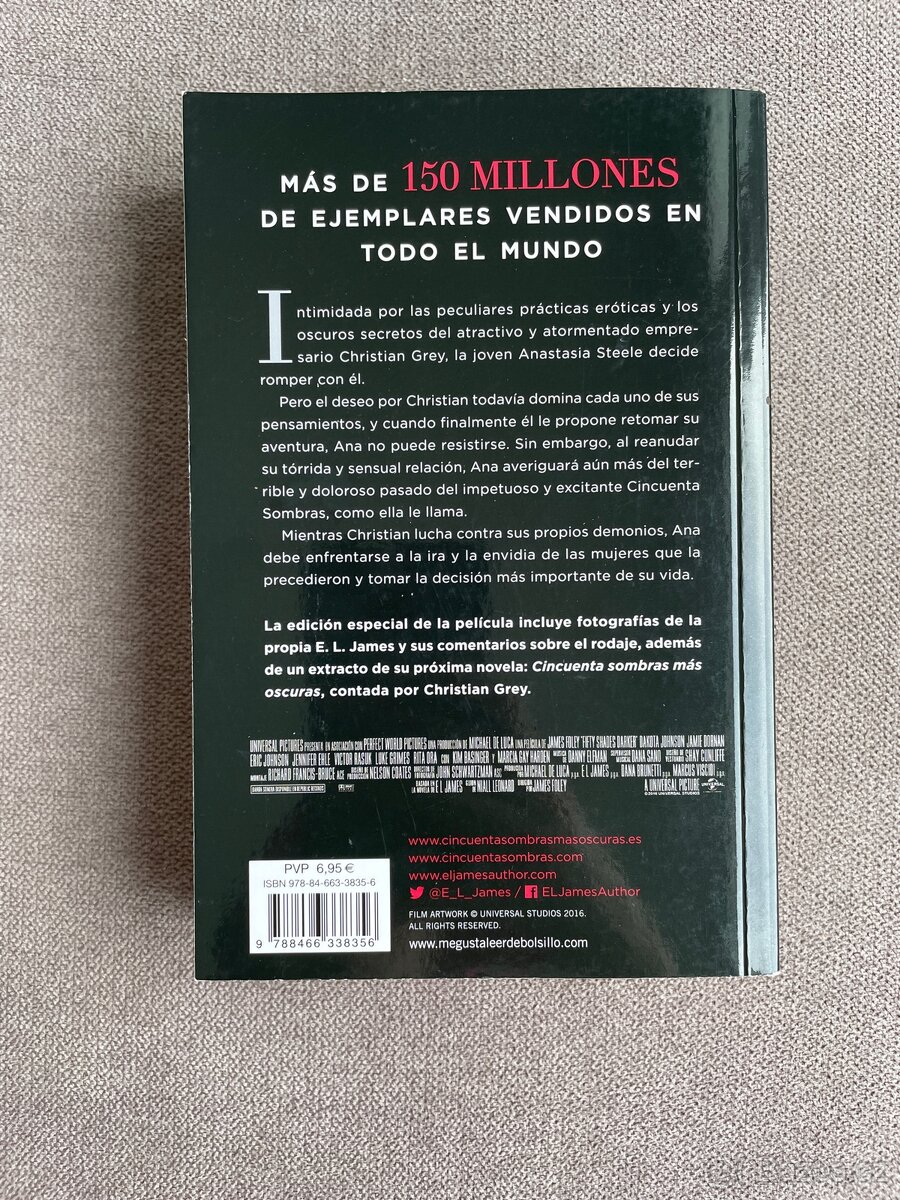 Cincuenta sombras más oscuras - E.L. James - 3