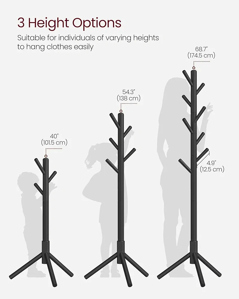 NOVÝ DREVENY ROSTOUCÍ STOJANOVÝ VĚŠÁK - 3
