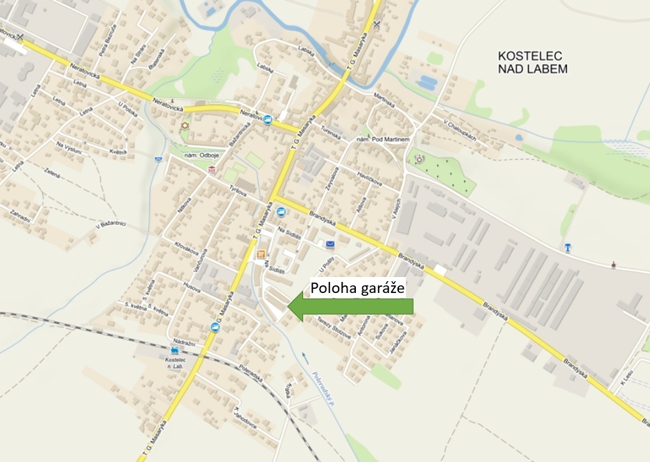 Pronájem garáže Kostelec nad Labem 21m2 - 3