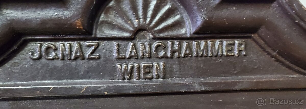 Starožitný trezor - popelka / Ignac Langhammer Wien - 3