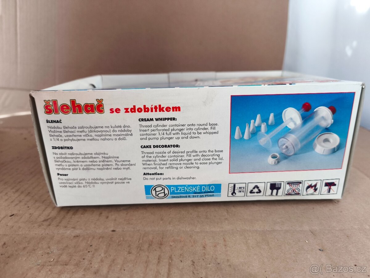 Ruční šlehač se zdobítkem - 3